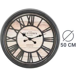 Часы настенные Atmosphera Retro Factory 167076 пластик, цвет коричневый 83877091 STLM-2036818