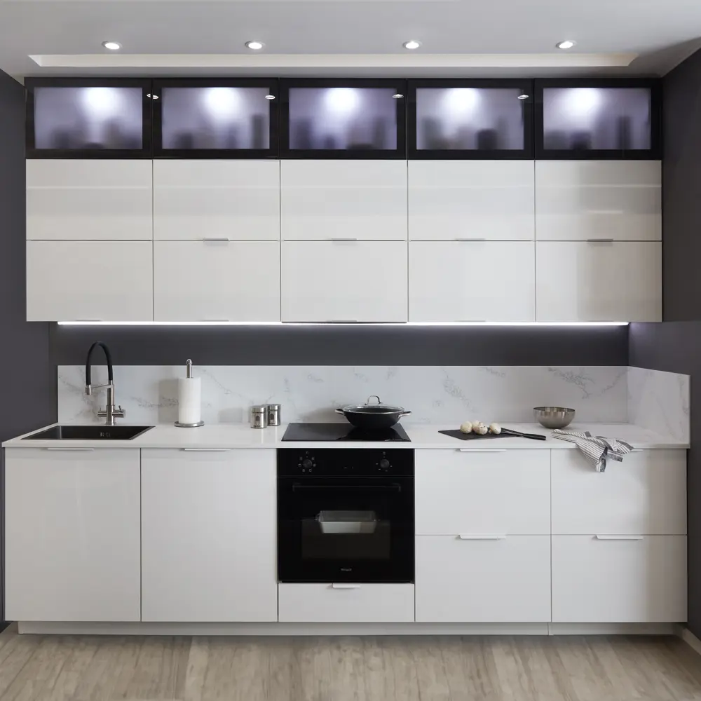 Карниз для кухонного шкафа DELINIA ID - элегантное завершение кухонного гарнитура 82355487 Аша STLM-0865171 - Вид №4