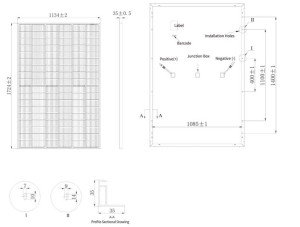 Монокристаллический фотоэлектрический модуль