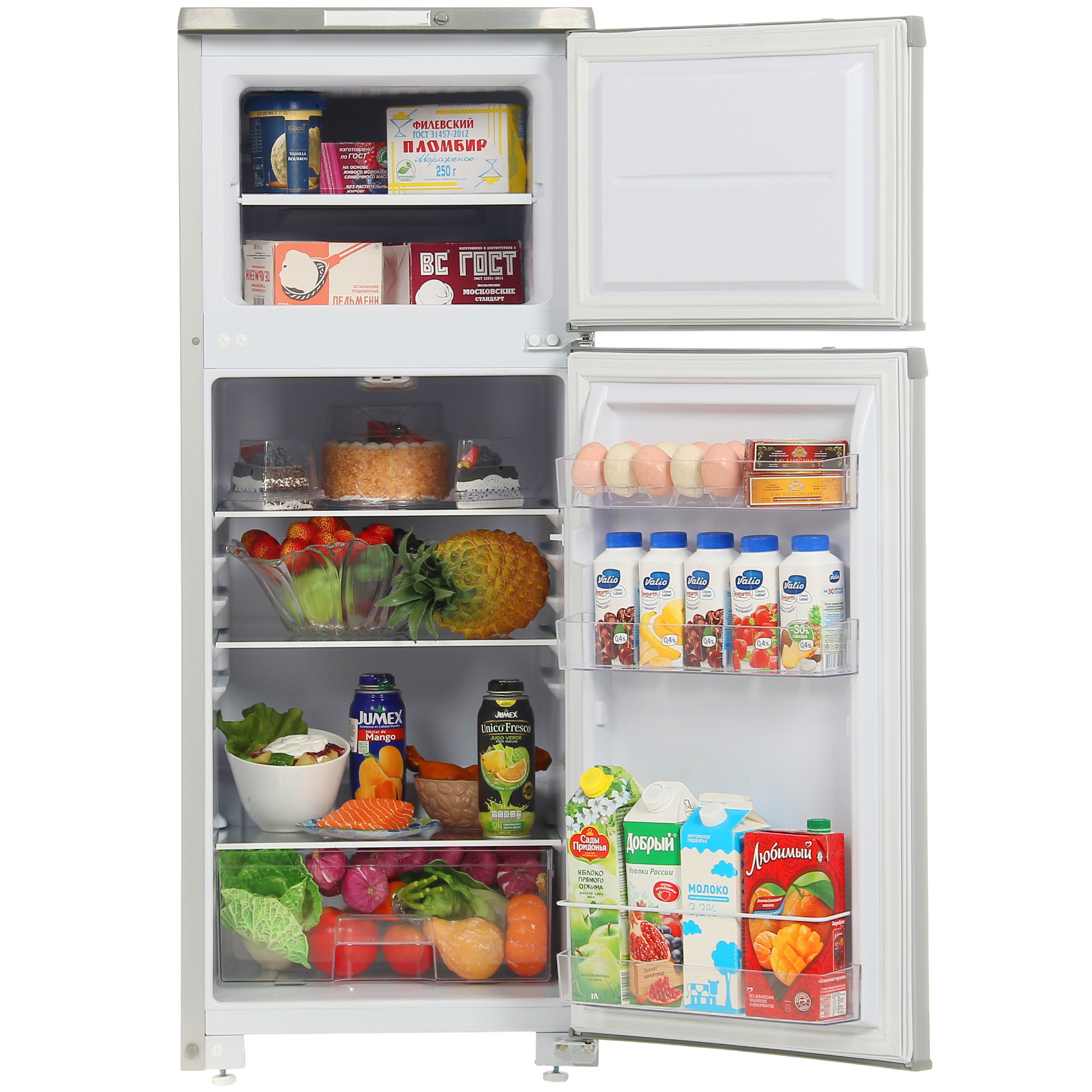 8116996 Холодильник компактный   Бирюса М122 серебристый STDN-0114189 - Вид №5