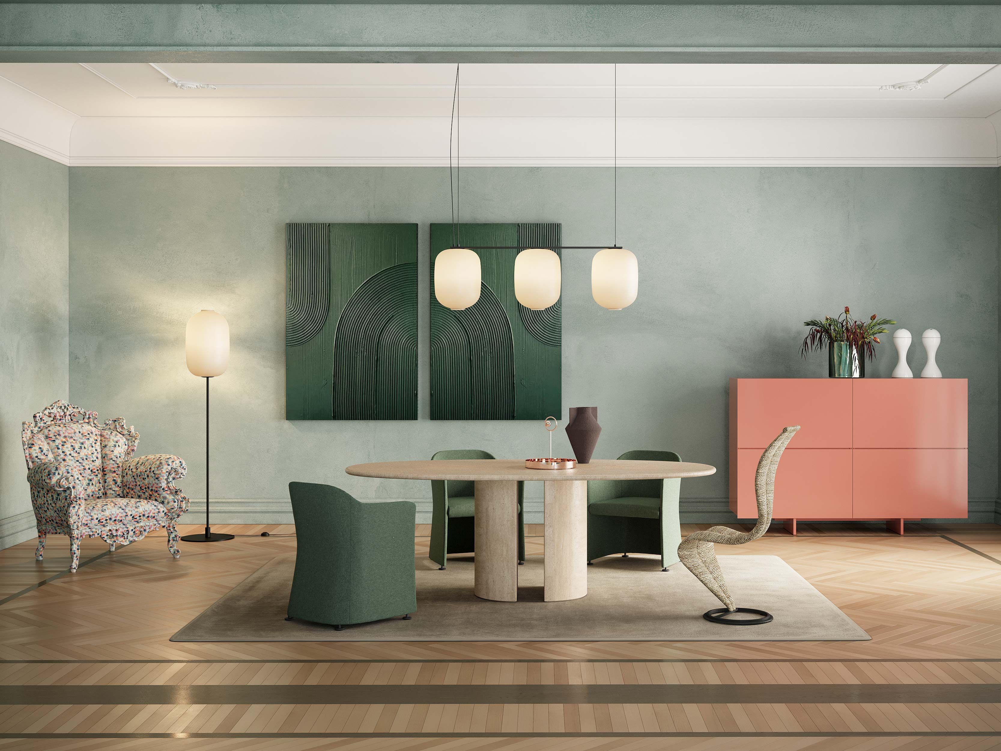 Деревянный шкаф с распашными дверцами CAPPELLINI UNI ARCH-00074900 - Вид №1