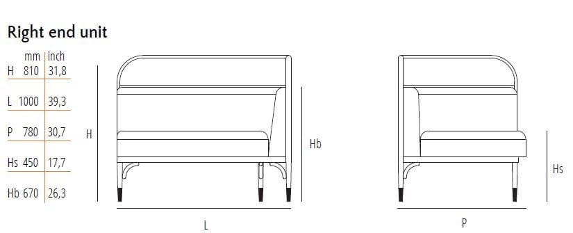 Модульный диван Wiener GTV Design ARCH-00117455 - Вид №12