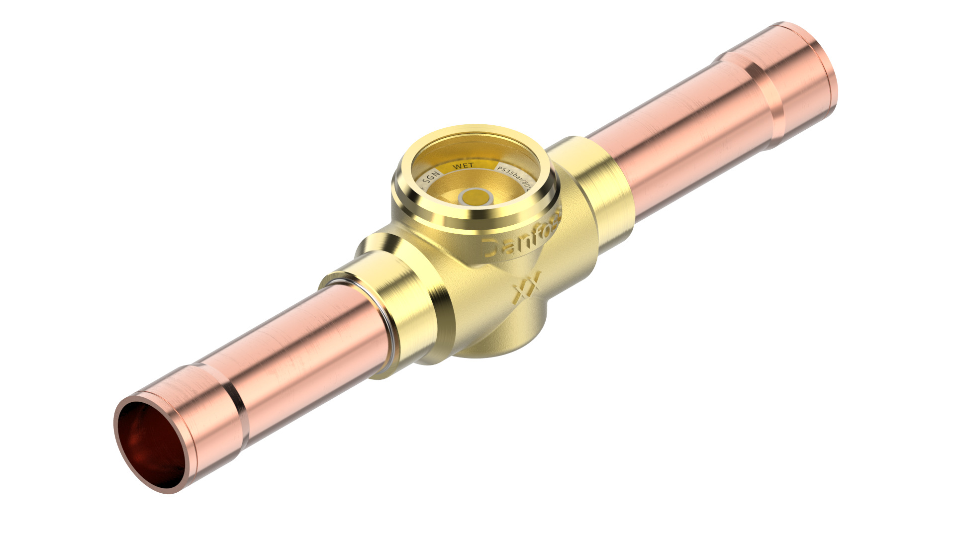 Danfoss SGN — Смотровые стекла с индикатором влажности SGN 6 Смотровое стекло 014-0181  - Вид №11