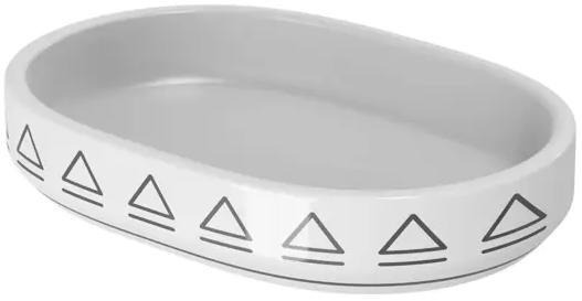 Мыльница LEMER Snow - керамическая подставка для ванной 87496817