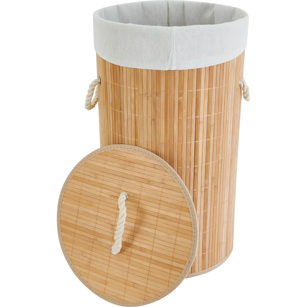 Корзина для белья Sensea Bamboo 60 л цвет бамбук 82857029 STLM-2092991 - Вид №2