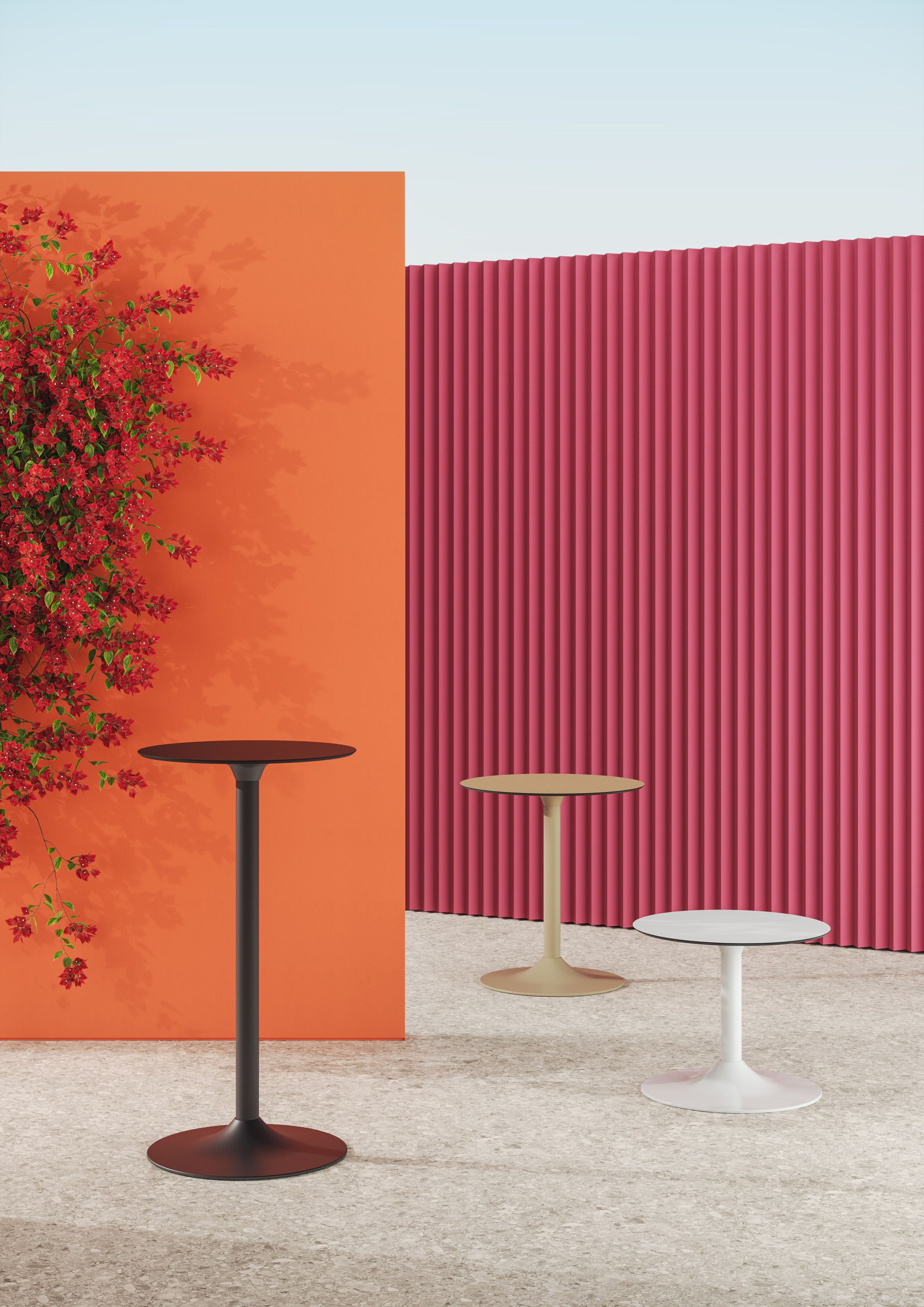 Круглый стол из меламиновой ткани ALMA DESIGN Мохито ARCH-00094487 - Вид №1