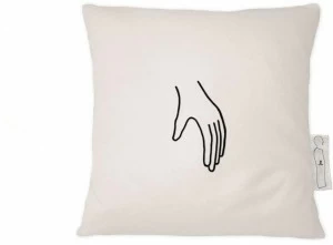 Kiasmo Квадратная подушка из льна Notes Kdcn2