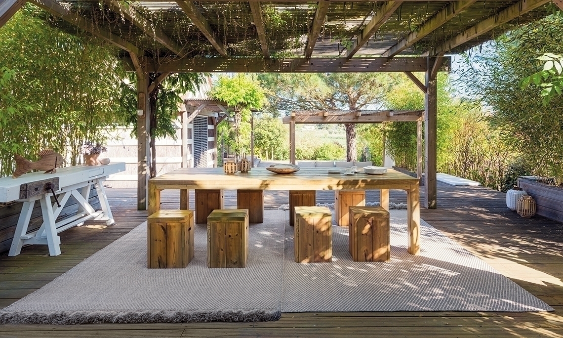 070676 Ковер GL Diagonal aloe-opal 90x200 см GAN Garden Layers - Вид №2