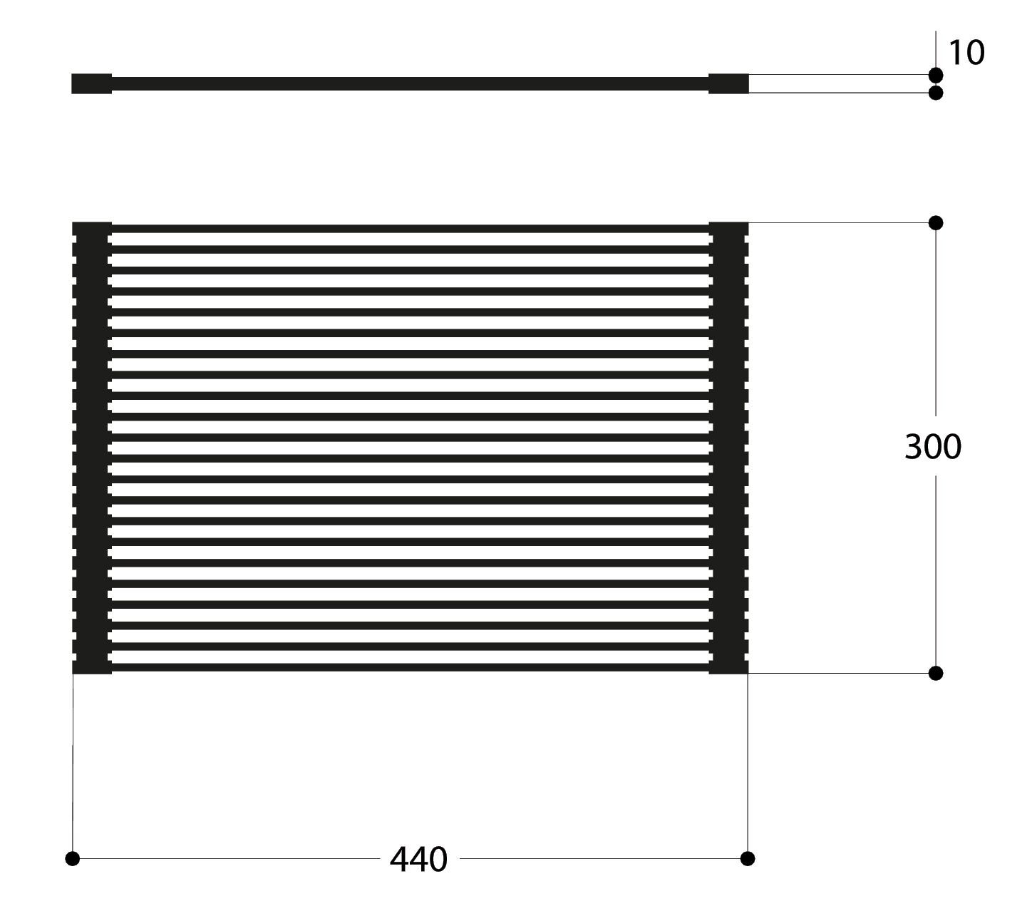 Многофункциональная стальная рулонная решетка для раковин Evhoc ROLLING GRATE S ARCH-00038893 - Вид №2