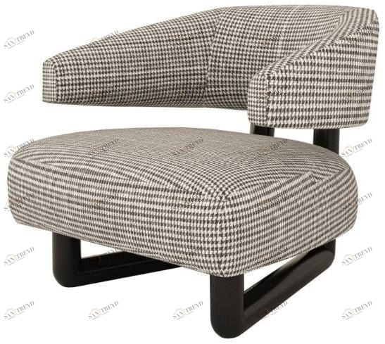 ANA ROQUE INTERIORS Кресло на санках из ткани с подлокотниками Urban sun-id-1438043