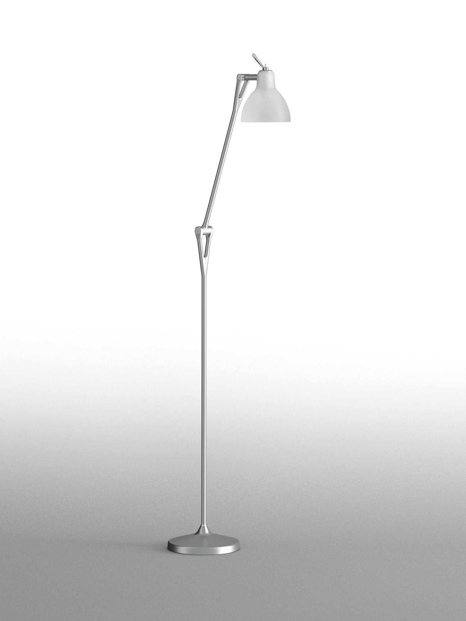 Торшер из стали и стекла с гибкой рукояткой Rotaliana Luxy ARCH-00083387 - Вид №9