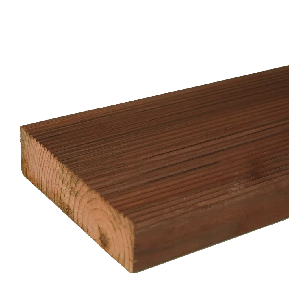 Террасная доска импрегнированная хвоя 43x140x6000 мм вельвет 0.84 м² РУСШПАЛА STLM-2037619