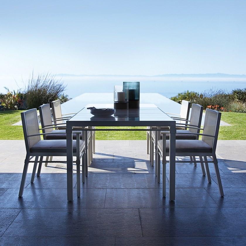 JANUS et Cie Садовый стул из алюминия с подлокотниками Palmia sun-id-1394660 - Вид №7