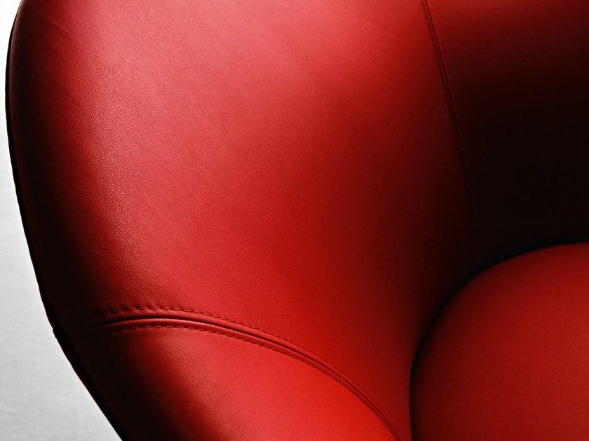 La Cividina Вращающееся кресло с кожаной обивкой Mon petit coeur sun-id-1502180 - Вид №3