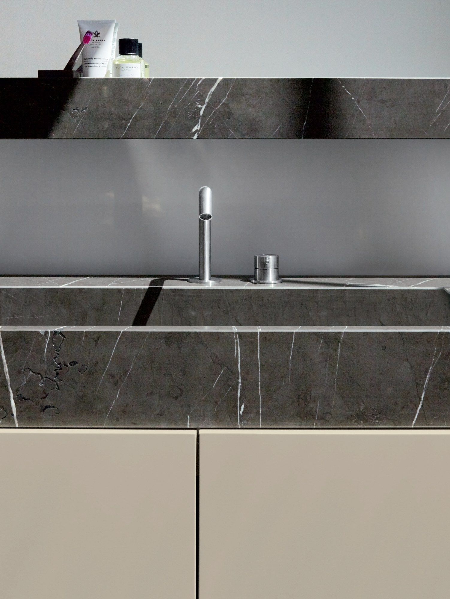 Мраморная раковина на столешнице / подвесе Rexa R1 ARCH-00059734 - Вид №2