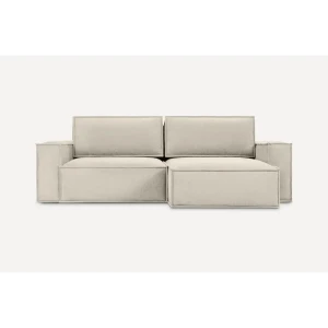 92008779 Раскладной диван Divan.ru Эби-1 254x87x167 см велюр цвет бежевый STLM-1348905