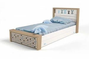 Кровать ABC-KING 190х120 №3MIX №3 ( голубой)