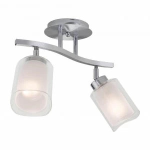 Спот потолочный на 2 лампы белый "Аэлита" CL169121 CITILUX АЭЛИТА 00-3927093 Белый;серебро