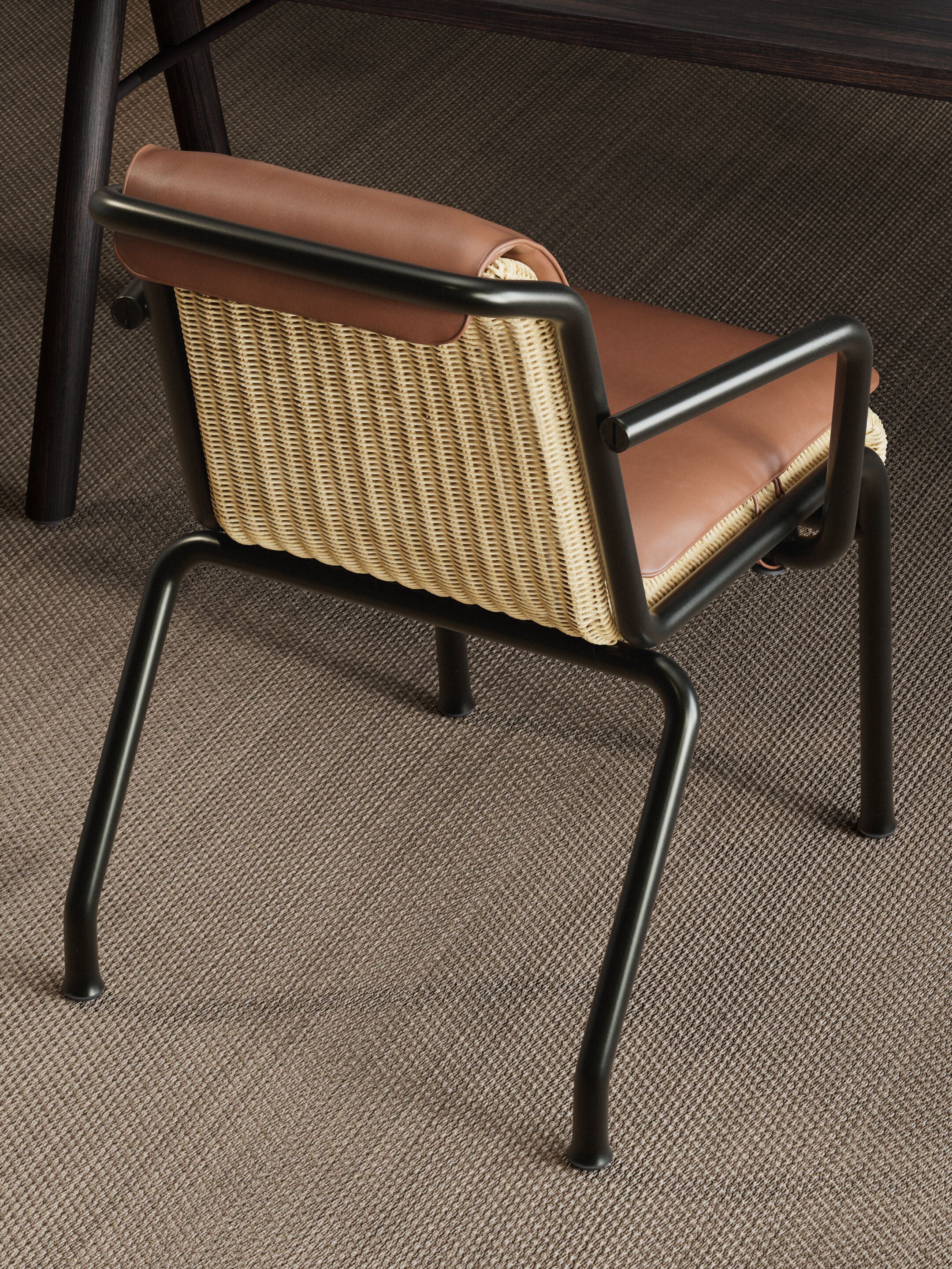 Стул из ротанга и алюминия с подлокотниками Kettal Eolias ARCH-00151871 - Вид №5