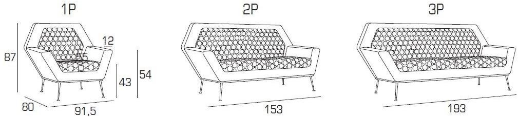 Adrenalina 3-х местный тканевый диван Morebillow sun-id-1418845 - Вид №4