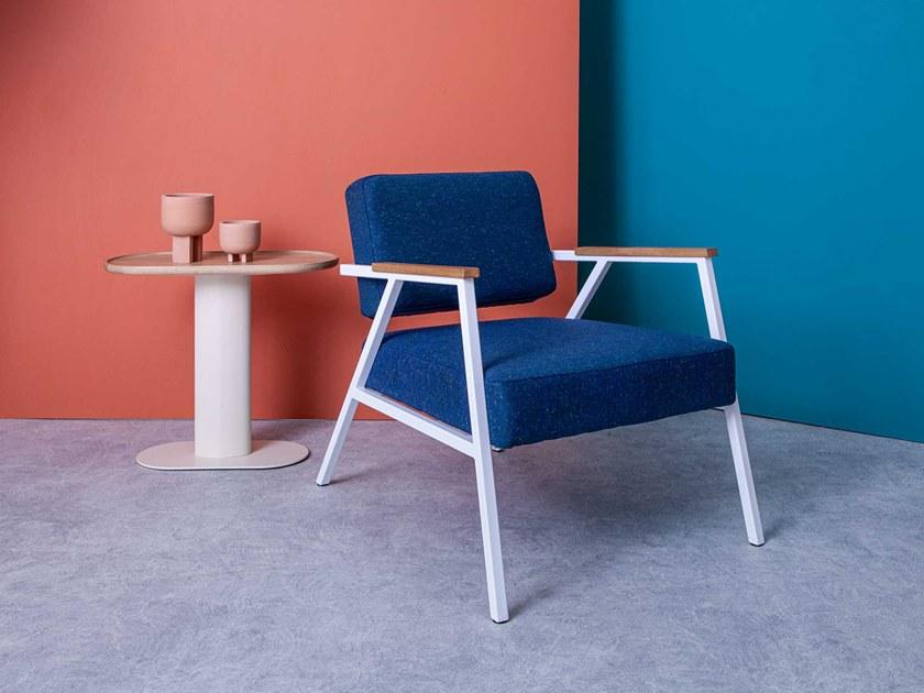 Liqui Contracts Кожаное кресло с подлокотниками Studio sun-id-1454380 - Вид №5