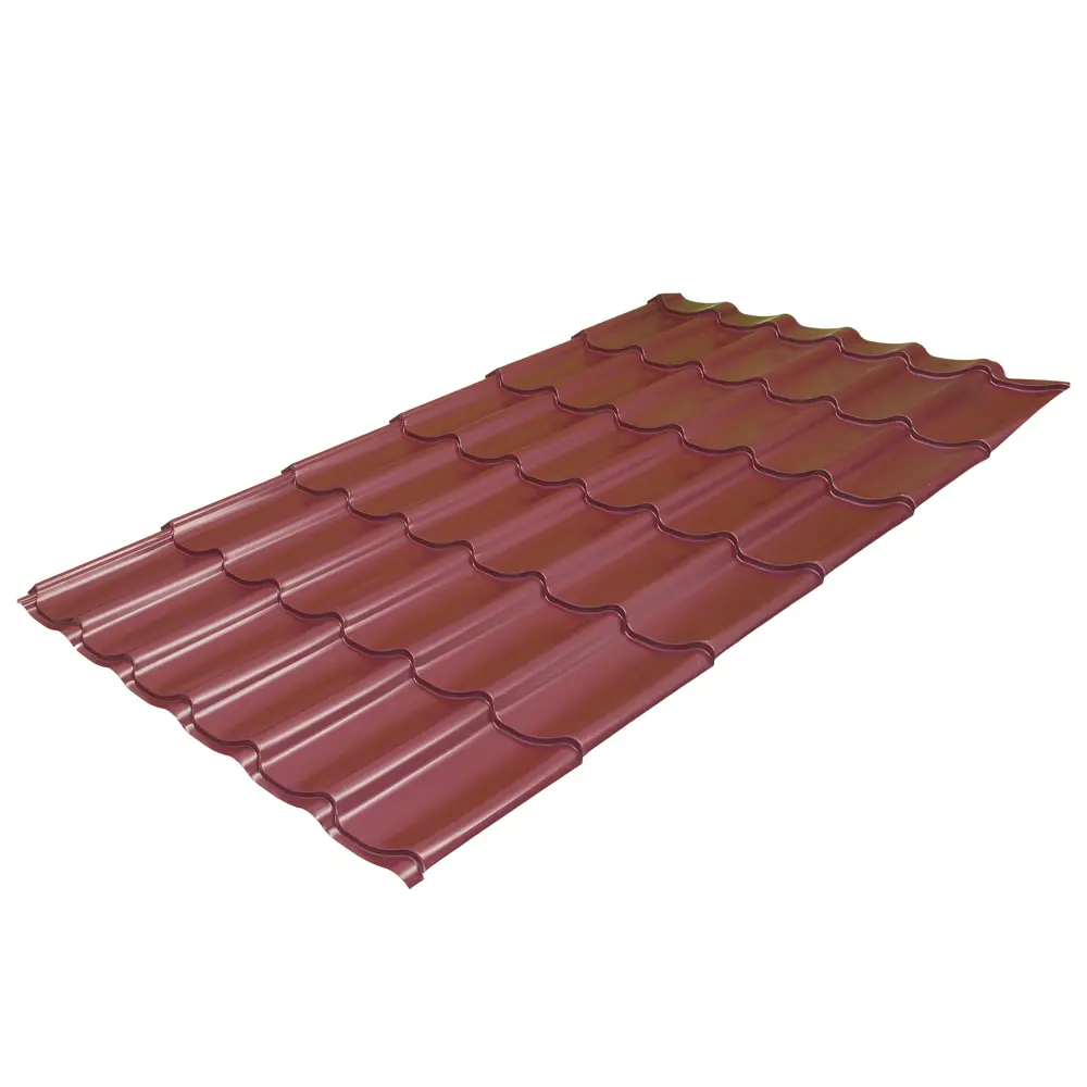 Профиль волновой 0.45 мм 2200x1180 мм RAL 3005 красный Santreyd STLM-2172869 - Вид №1