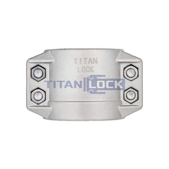 Усиленный 4-х болтовый хомут, алюминий, TL13X5AL TITAN LOCK  - Вид №2