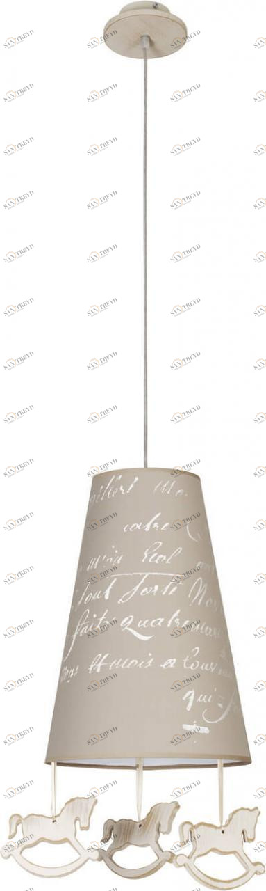 Детский подвесной светильник Pony "Лошадки" NOWODVORSKI  326512 Серый 