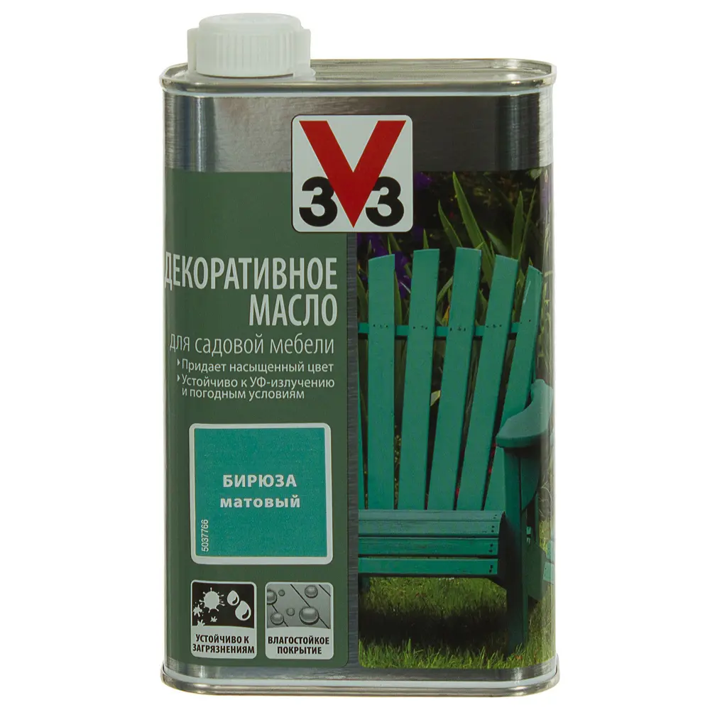 Масло для садовой мебели цвет бирюзовый 0.5 л 18538351 STLM-2170193 Santreyd 