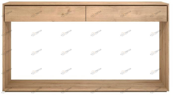 Ethnicraft Консоль из массива дерева с ящиками Oak nordic 51444 - 51447