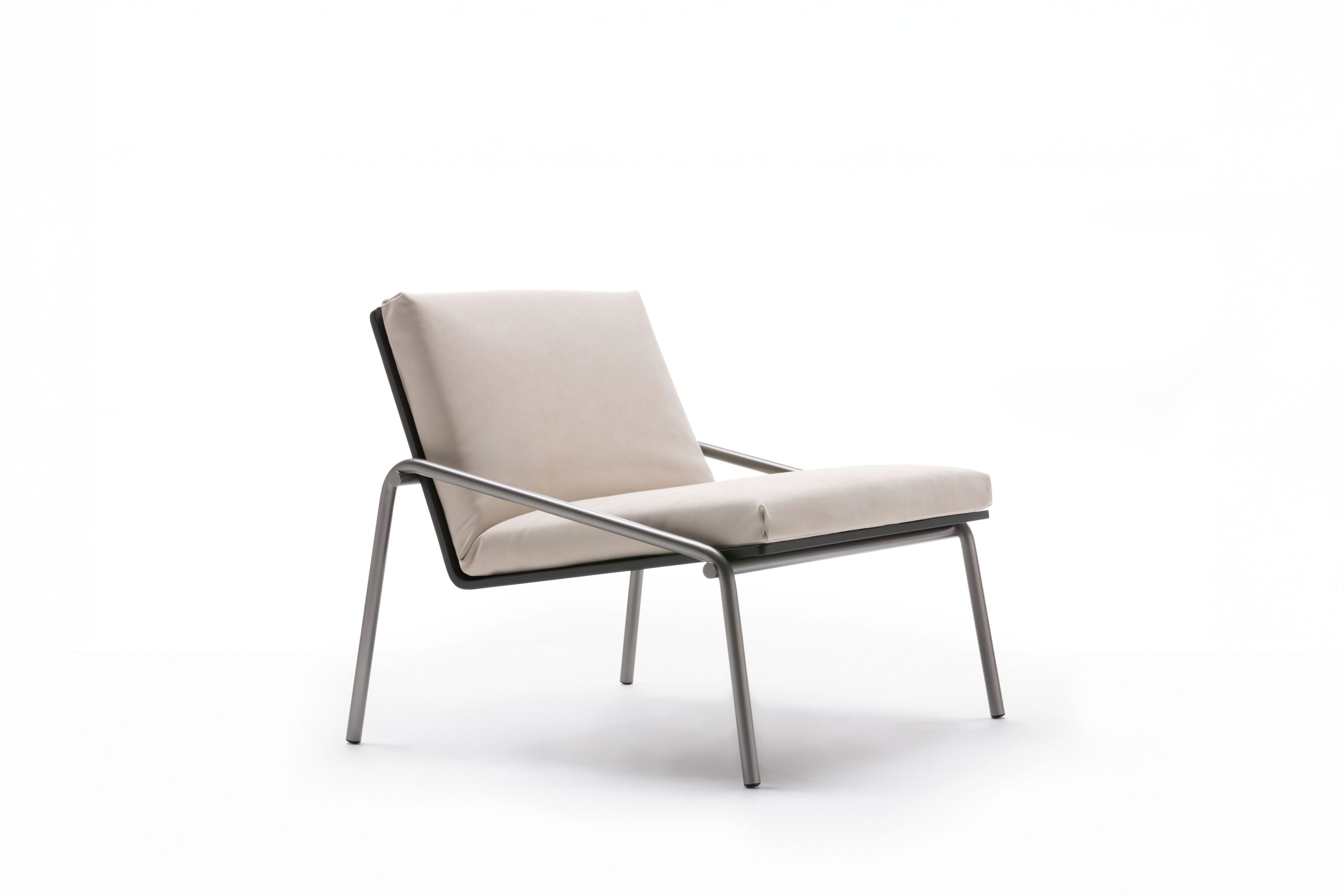 Стальное и деревянное кресло Living Divani Fillet ARCH-00018325 - Вид №1