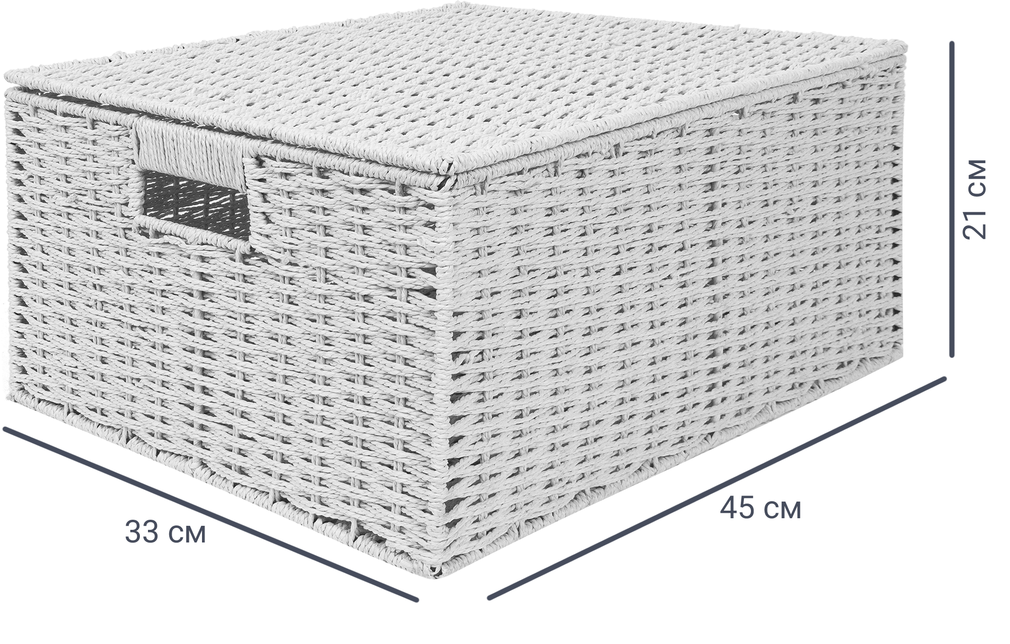 STORIDEA Корзина из бамбука с крышкой для организации пространства 82280880 STLM-0023951 - Вид №1