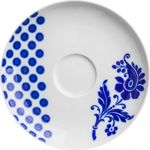 10582668 Sieger by Furstenberg Чашка чайная закругл. с блюдцем Sieger by Furstenberg "Комната чудес" 200мл Фарфор