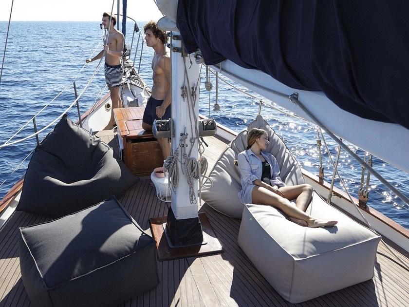 GANDIABLASCO Квадратный тканевый садовый пуф Sail outdoor sun-id-1423268 - Вид №4