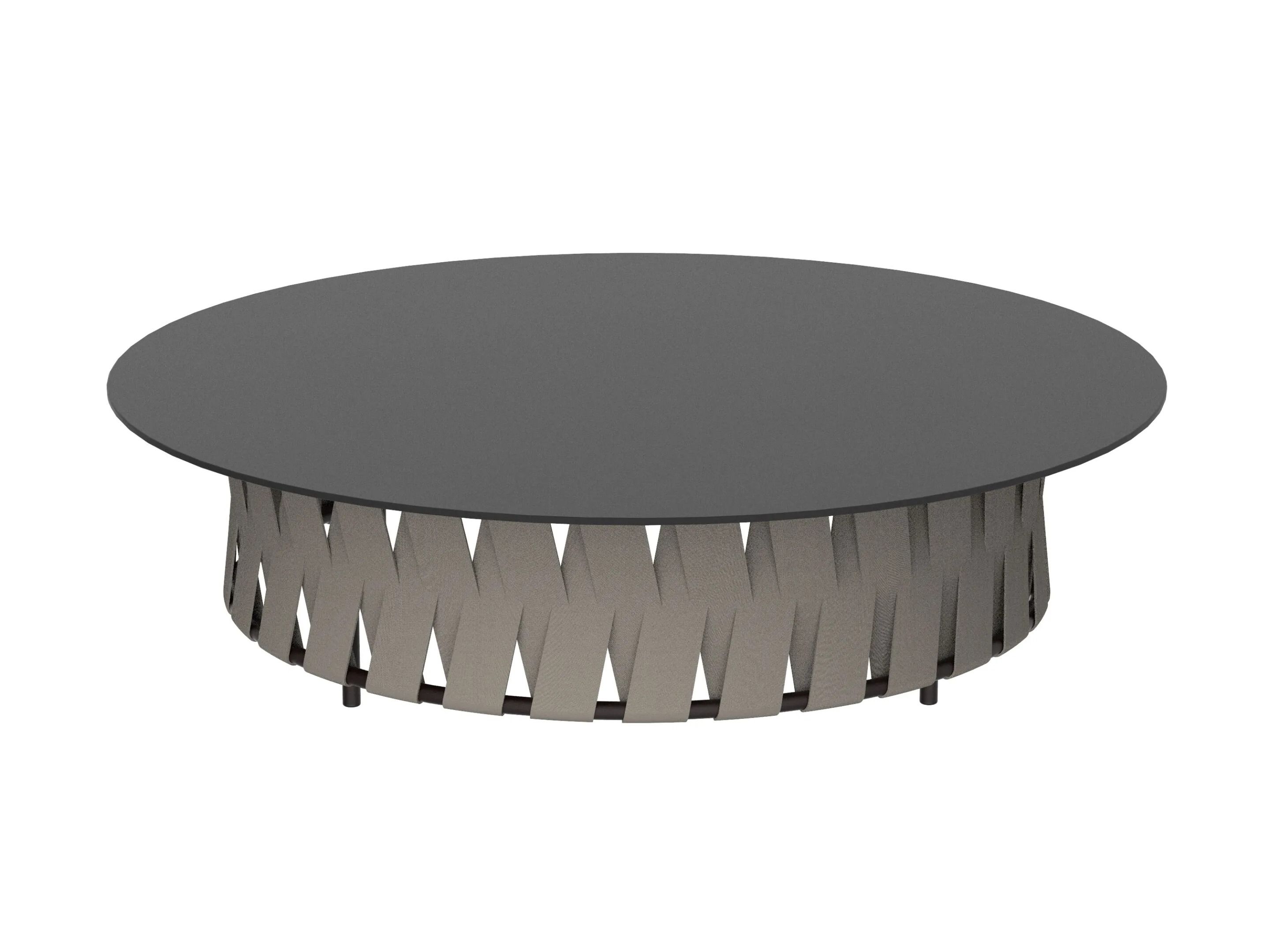 Низкий садовый стол с круглой столешницей из Дектона Nodo Italia цирк ARCH-00087223 - Вид №1