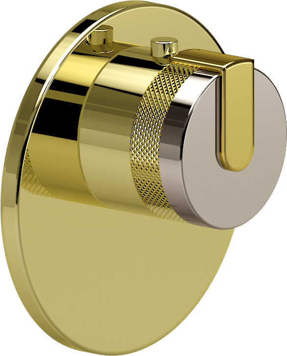 E-8027-R1PNE-L1PB-PB-T Термостатический переключатель 3/4-Внешняя часть GRAFF MOD+