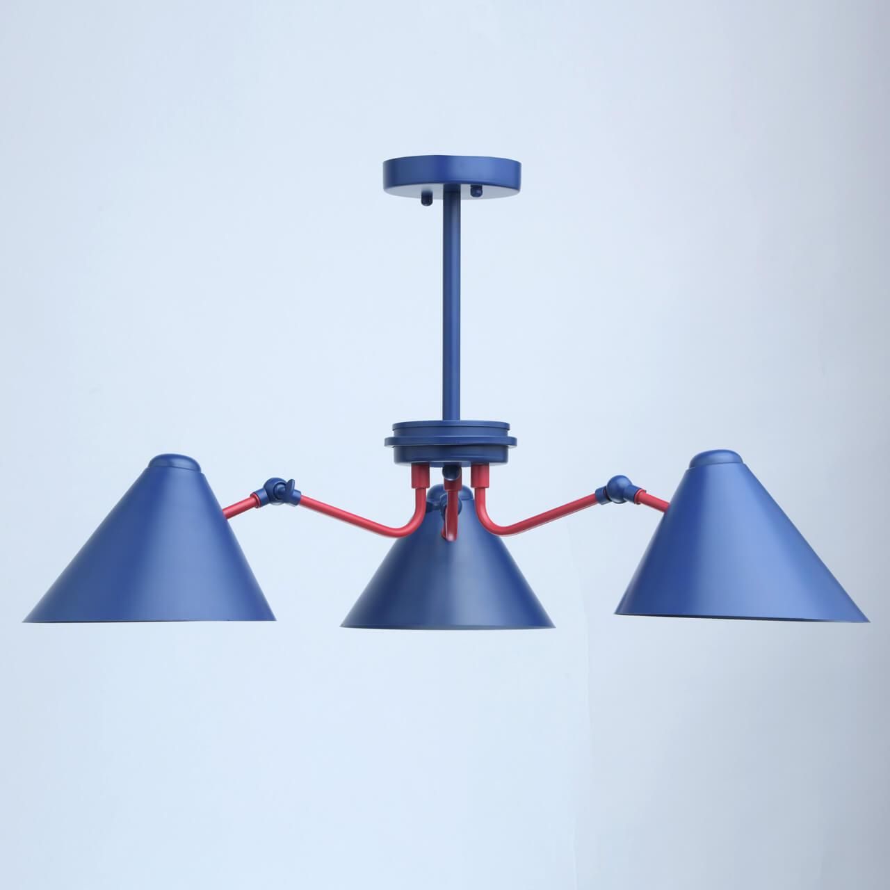 Потолочная люстра MW-Light Чили 711011003 синяя MW-LIGHT ЧИЛИ 194711 Синий  - Вид №3