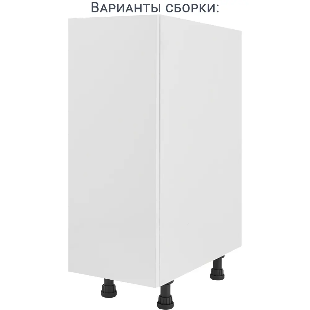 Фасад кухонного шкафа Аша 29.7x76.5 см KONSENSA ЛДСП цвет белый STLM-2009864 - Вид №19
