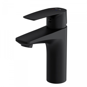 F90A02122 смеситель для умывальника излива 99 мм черный шт. AM.PM Gem