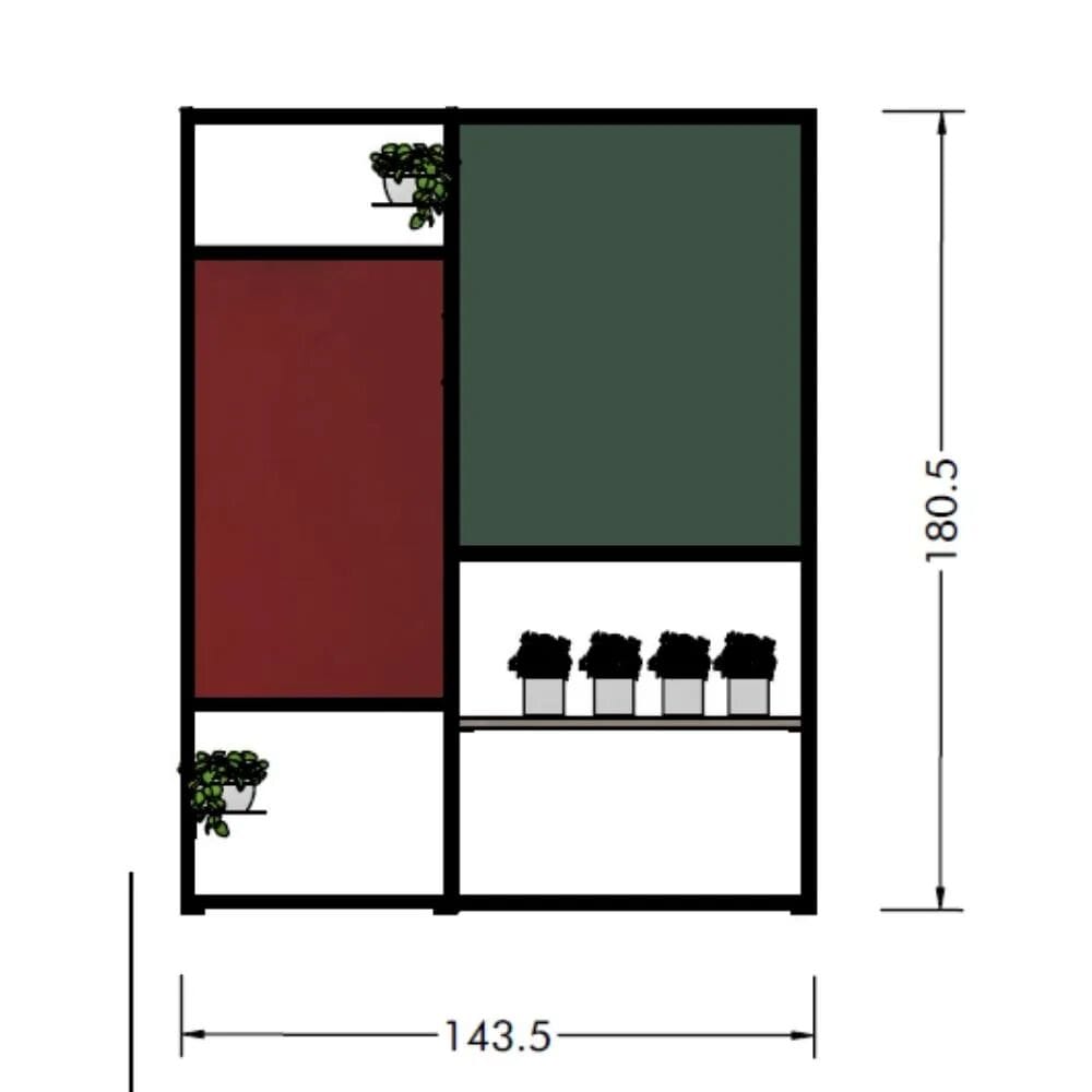 Алюминиевая отдельно стоящая офисная перегородка STUDIO T InUno ARCH-00023238 - Вид №7