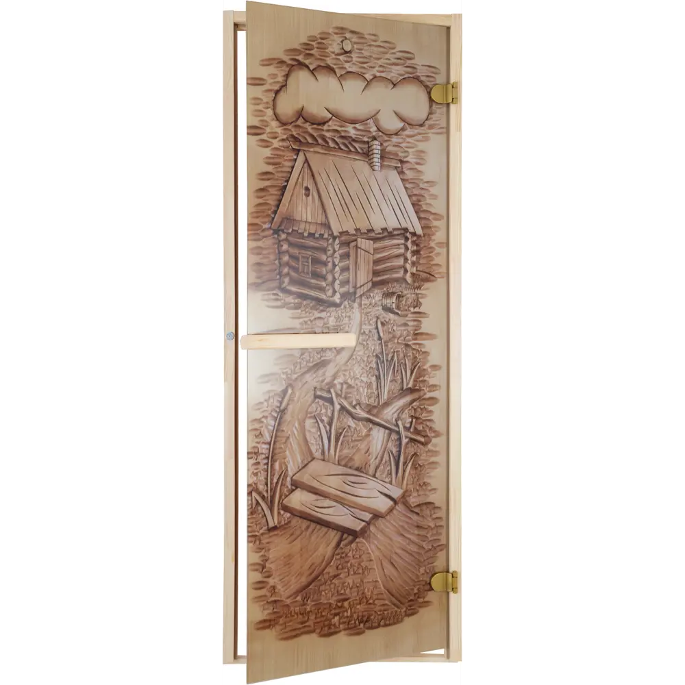 Дверь для сауны стеклянная магнитный замок 69x189 см двусторонняя Santreyd STLM-2033985 - Вид №11