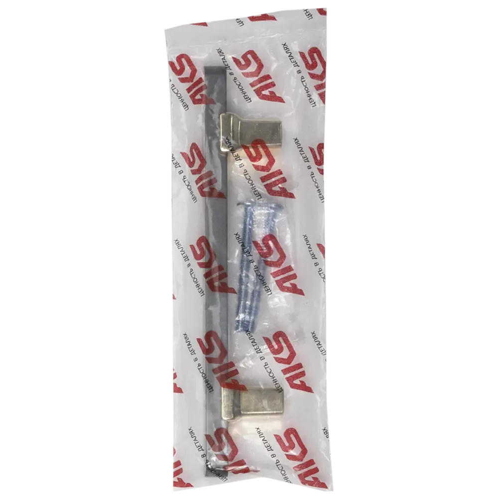 Мебельная ручка-рейлинг Grafit серебро 96 мм AKS STLM-2140117 - Вид №4