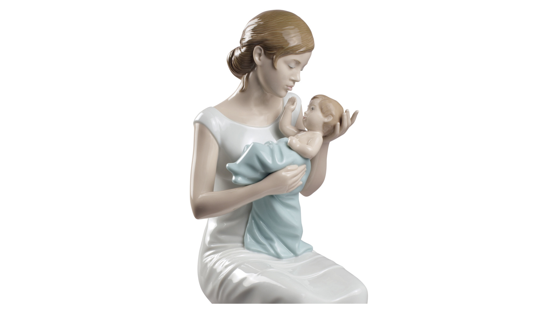 10669067 LLADRO Фигурка Lladro "Нежная колыбельная" 11х30см Фарфор Lladró  - Вид №1