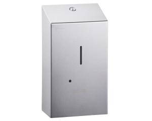 DSM502 Бесконтактный автоматический дозатор пенного мыла STELLA AUTOMATIC для одноразовых картриджей 1000 г, матовая сталь Merida