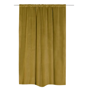 Штора на ленте Inspire Lirio 140x280 см цвет горчичный 88311174 STLM-2156065
