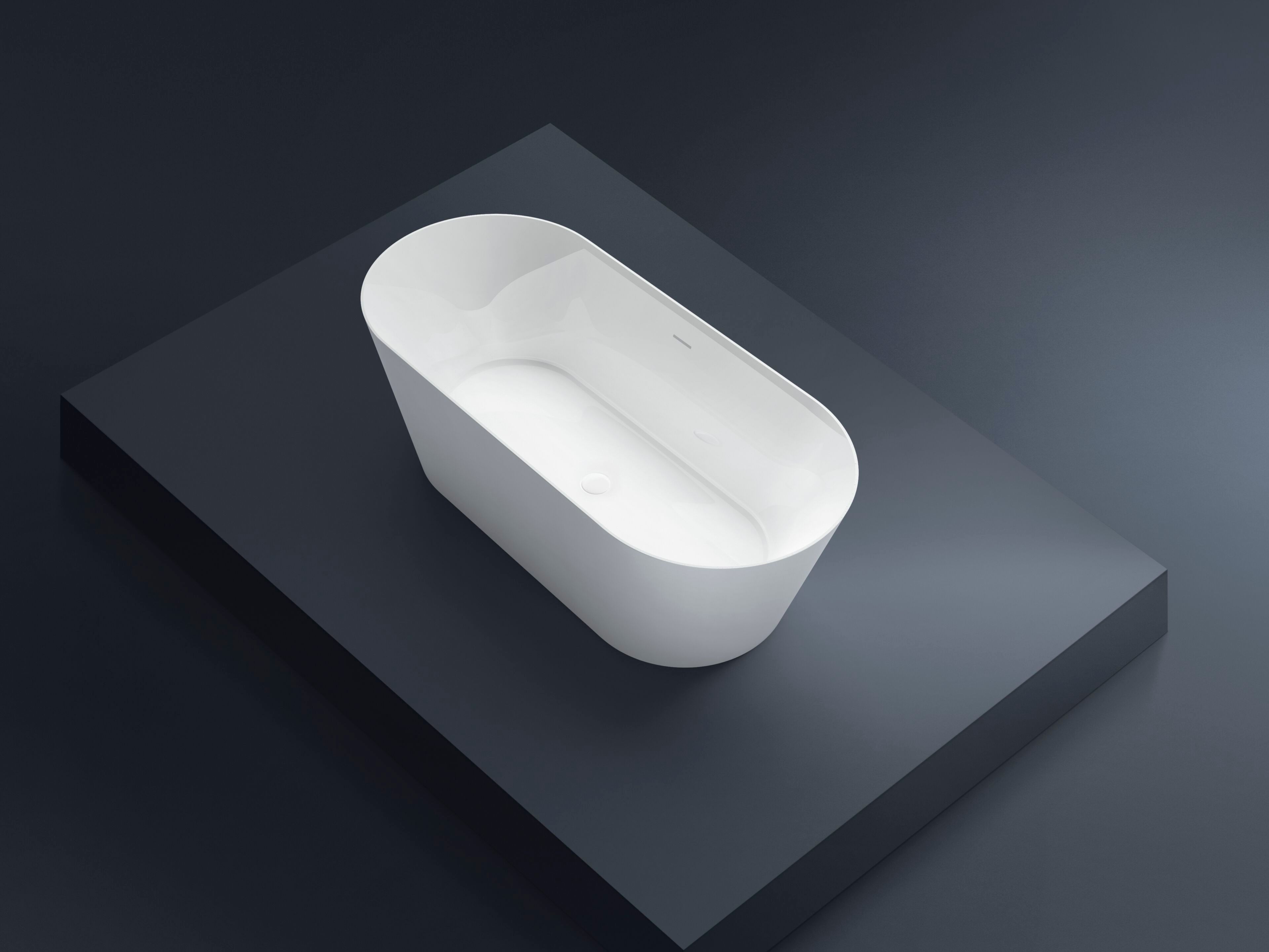 Акриловая овальная центральная ванна Gruppo Treesse мебель для ванной комнаты-отдельно стоящие ванны ARCH-00033432 - Вид №3