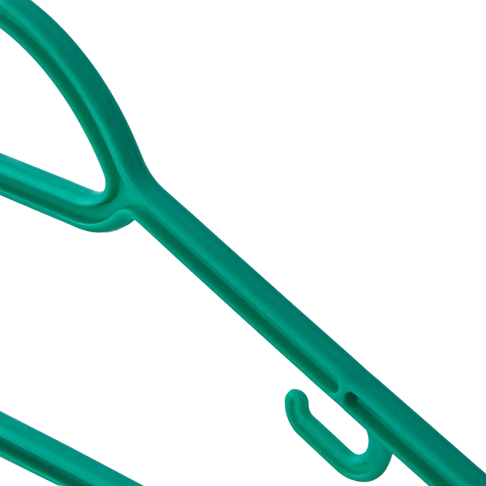 Плечики Martika 42x20.6 см полипропилен цвет зелёный STLM-2091706 - Вид №1