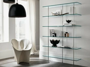 Tonelli Design Модульный книжный шкаф из стекла