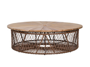 Низкий стол из тикового дерева