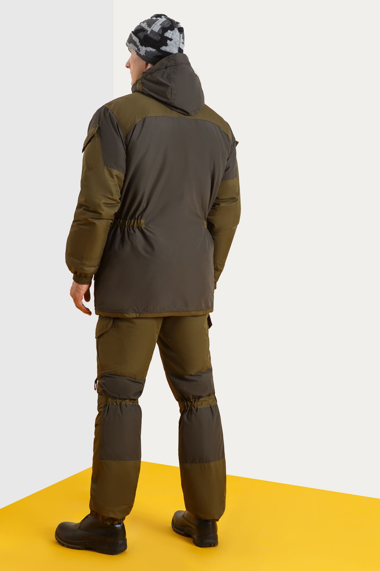 63942 Костюм  зимний хаки West Fishing  Зимняя спецодежда Santreyd  - Вид №9